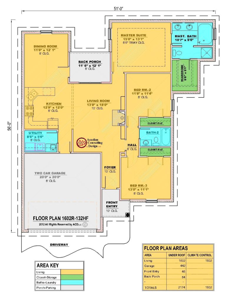 1602r-132hf House Floor Plan