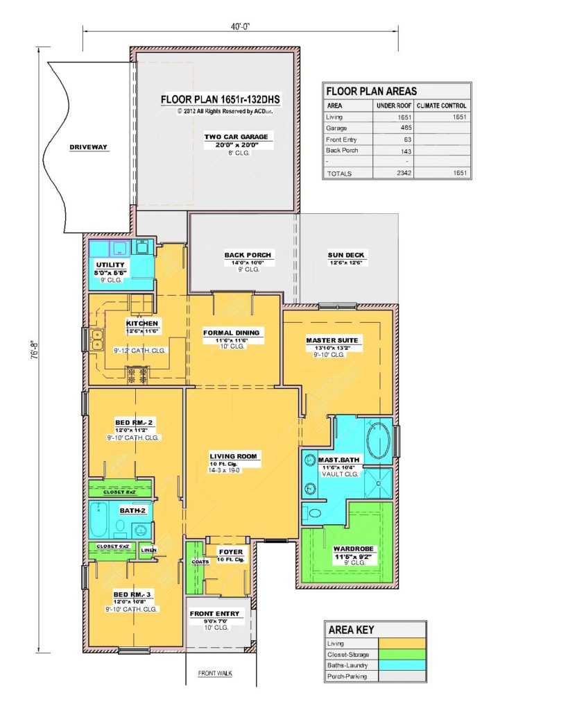 1651r-132DHS House Floor Plan