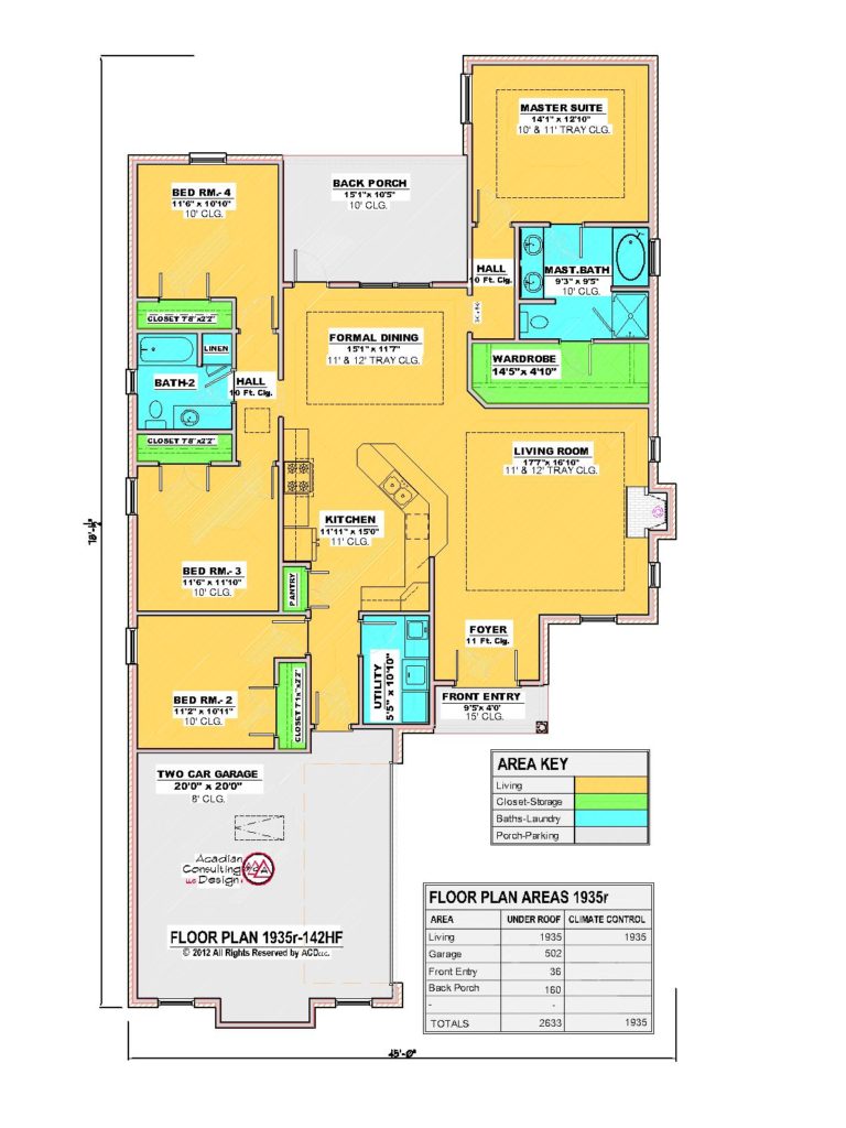 1935r-142HF-House Floor Plan