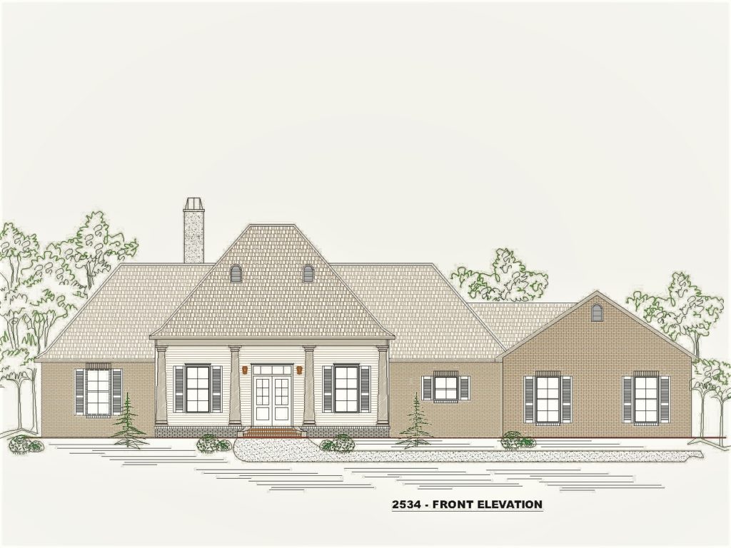 2534 House Front Elevation.